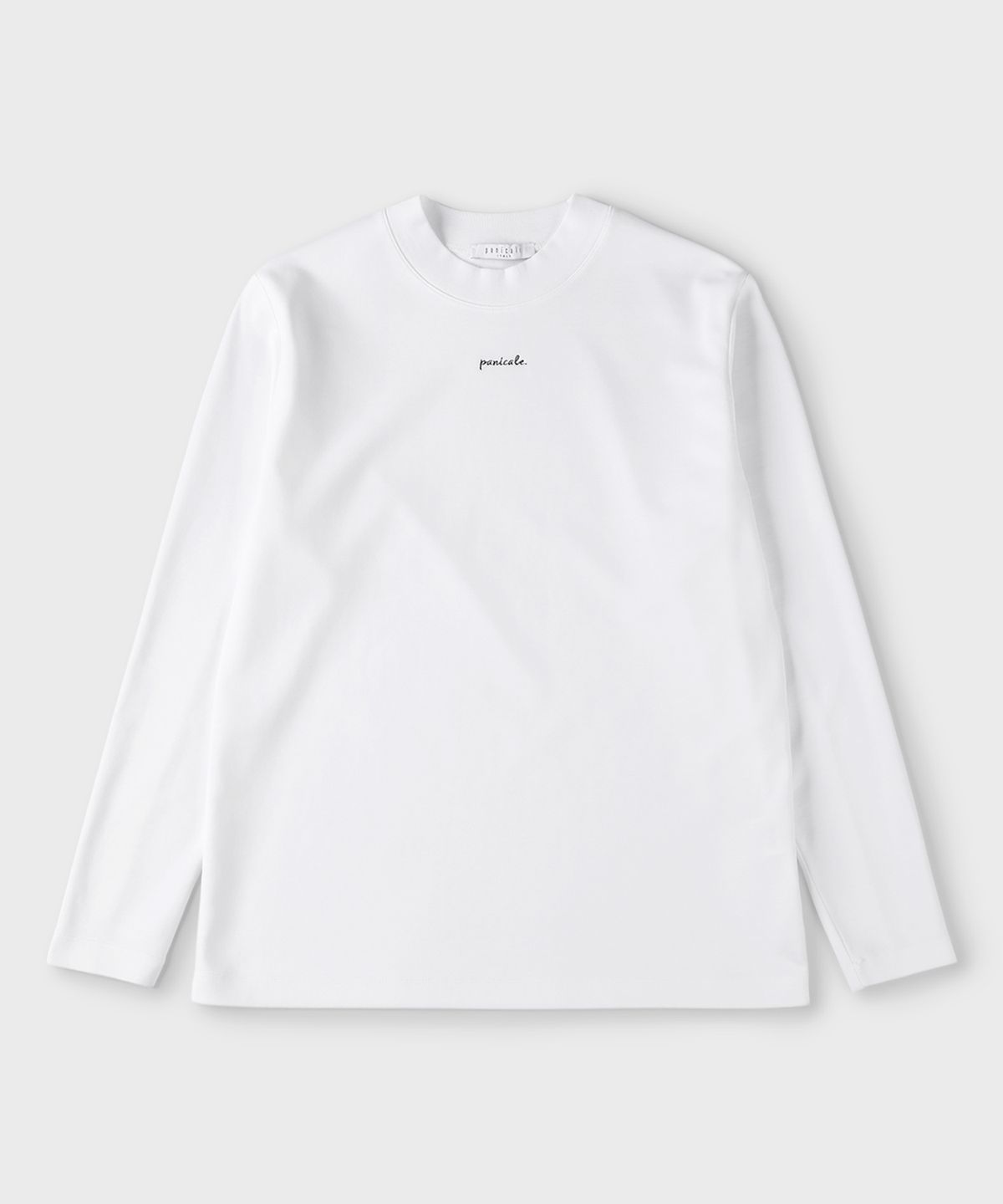 빠니깔레(PANICALE) 화이트 쿨에버 스트레치 로고 티셔츠