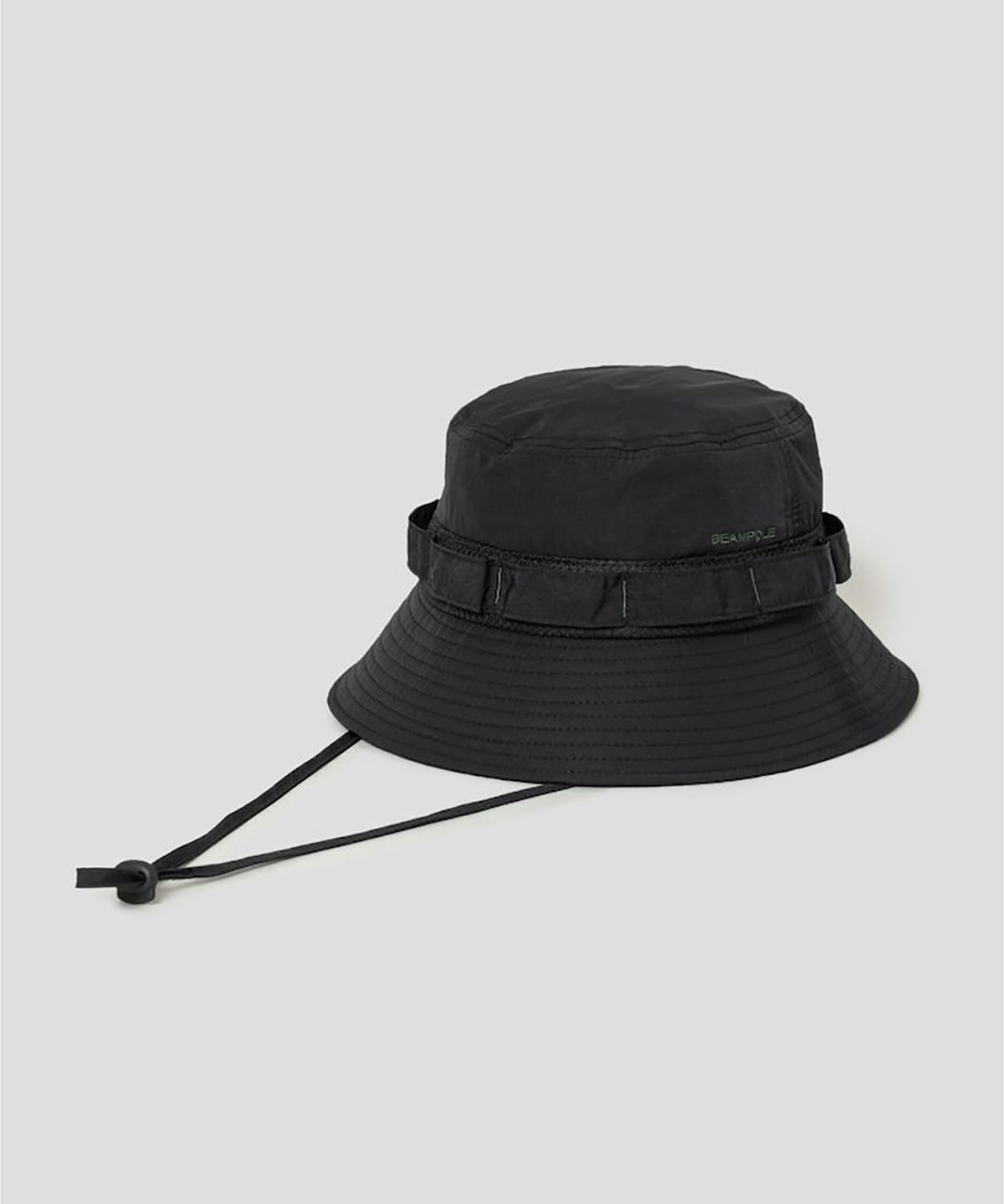 빈폴 액세서리(BEANPOLE ACCESSORY) 나일론 스티치 버킷햇 - 블랙