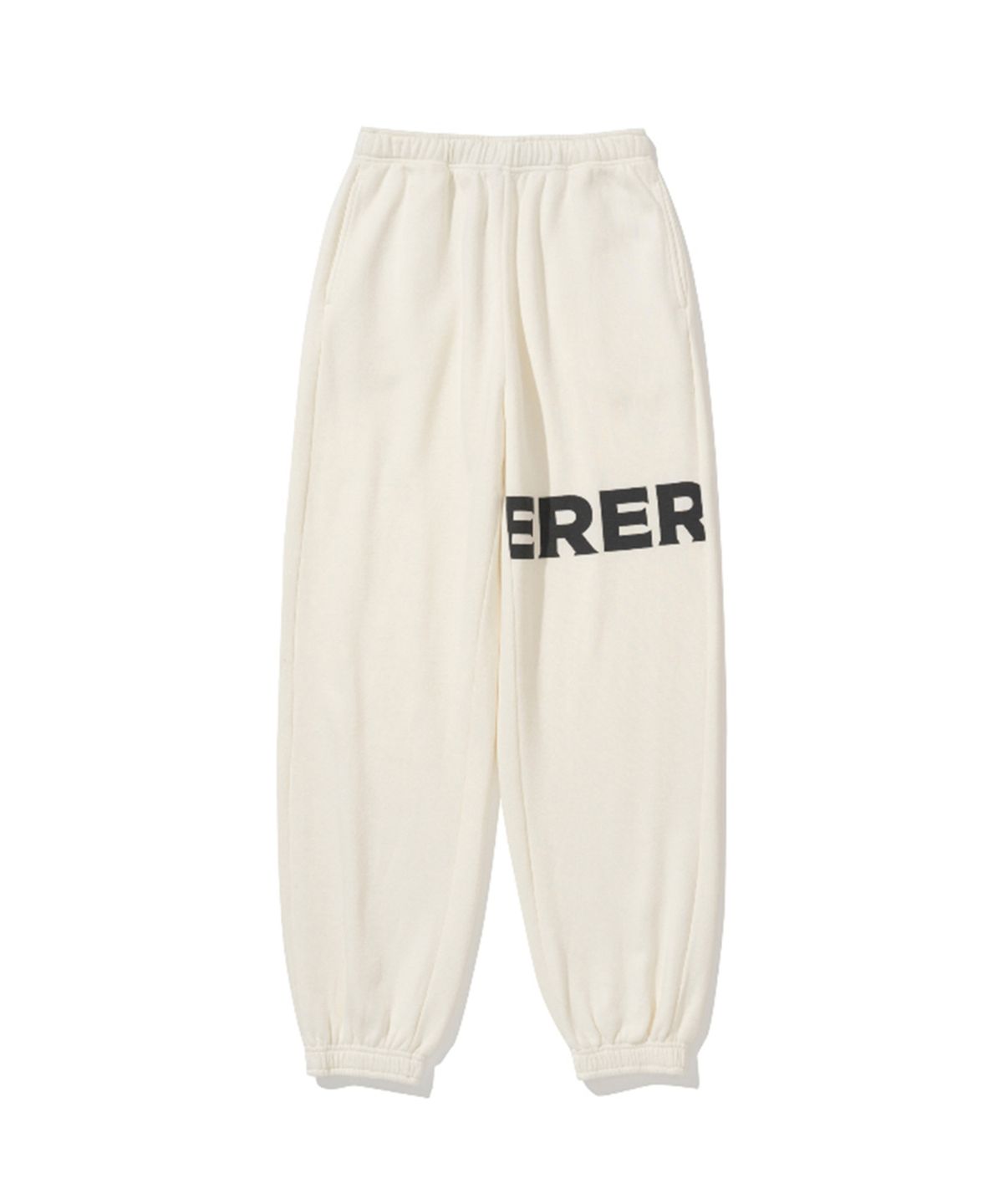 에르에르(ERER) [UN] ERER Sweat Joggers Pants Ivory