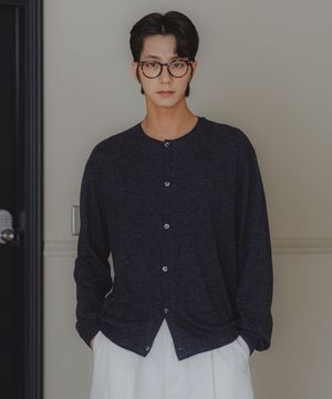 [DELUXE] 린넨 라운드 가디건 DLX1522 (5 COLOR)