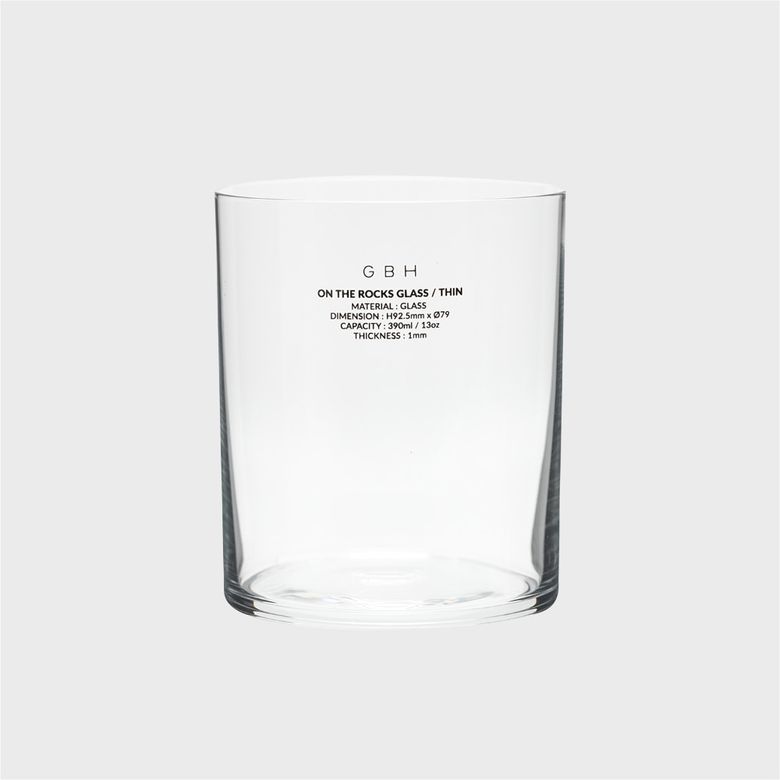 GBH HOME ON THE ROCKS GLASS THIN