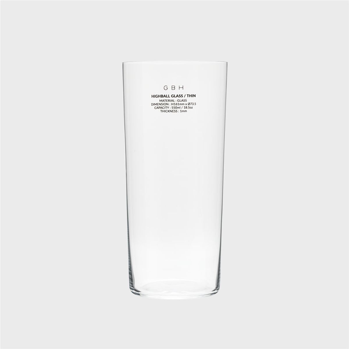 지비에이치 홈(GBH HOME) GBH HOME HIGHBALL GLASS THIN