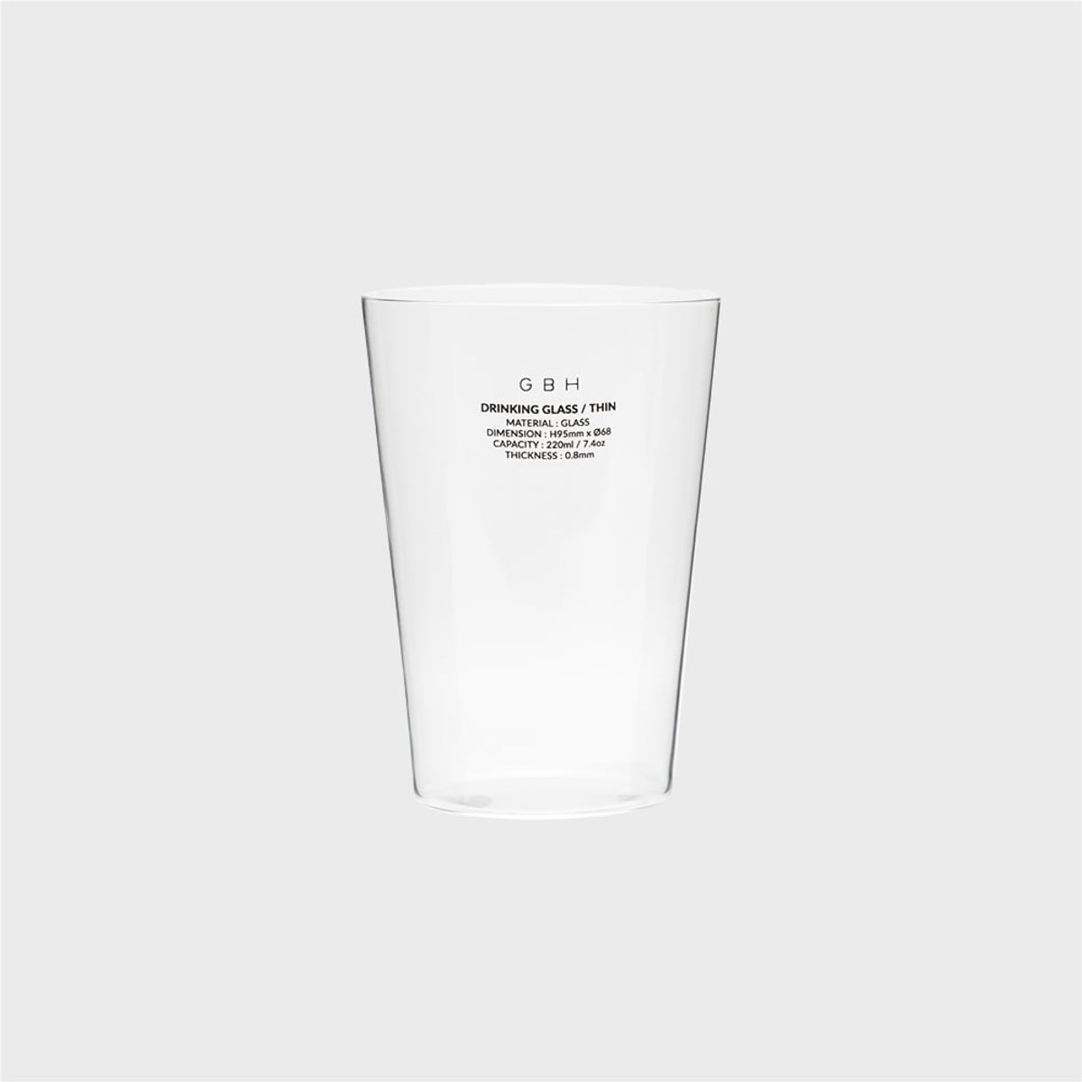 지비에이치 홈(GBH HOME) GBH HOME DRINKING GLASS THIN S