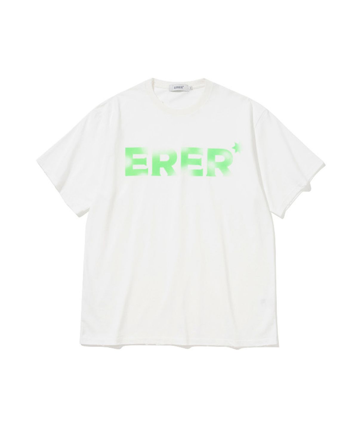 에르에르(ERER) [UN] ERER Neon Graffiti T-Shirt White