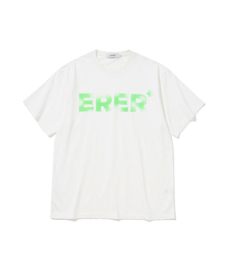 [UN] ERER Neon Graffiti T-Shirt White