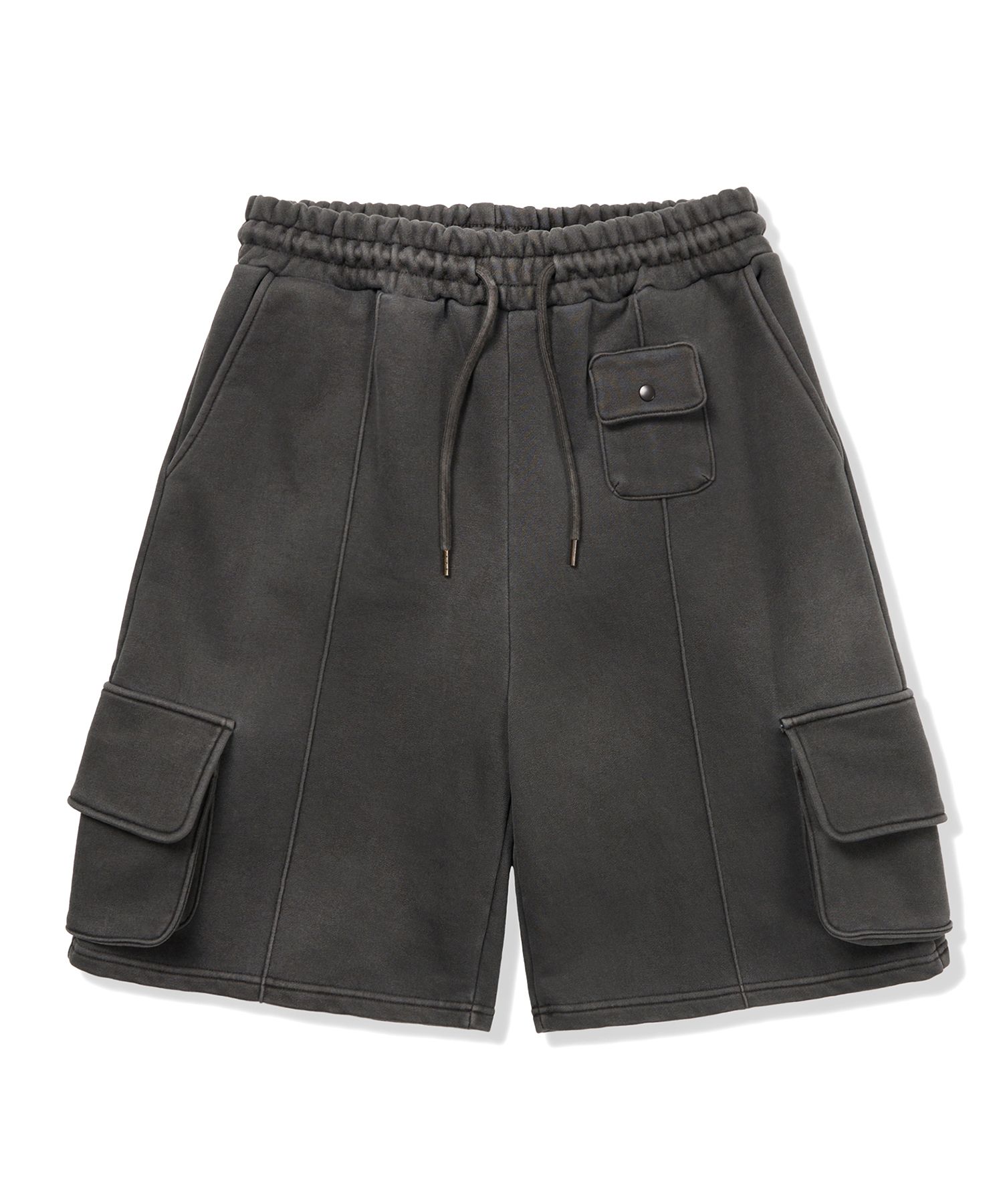 MUSINSA | BOUNDARY Mini Pocket Pigment Cargo Bermuda Pants