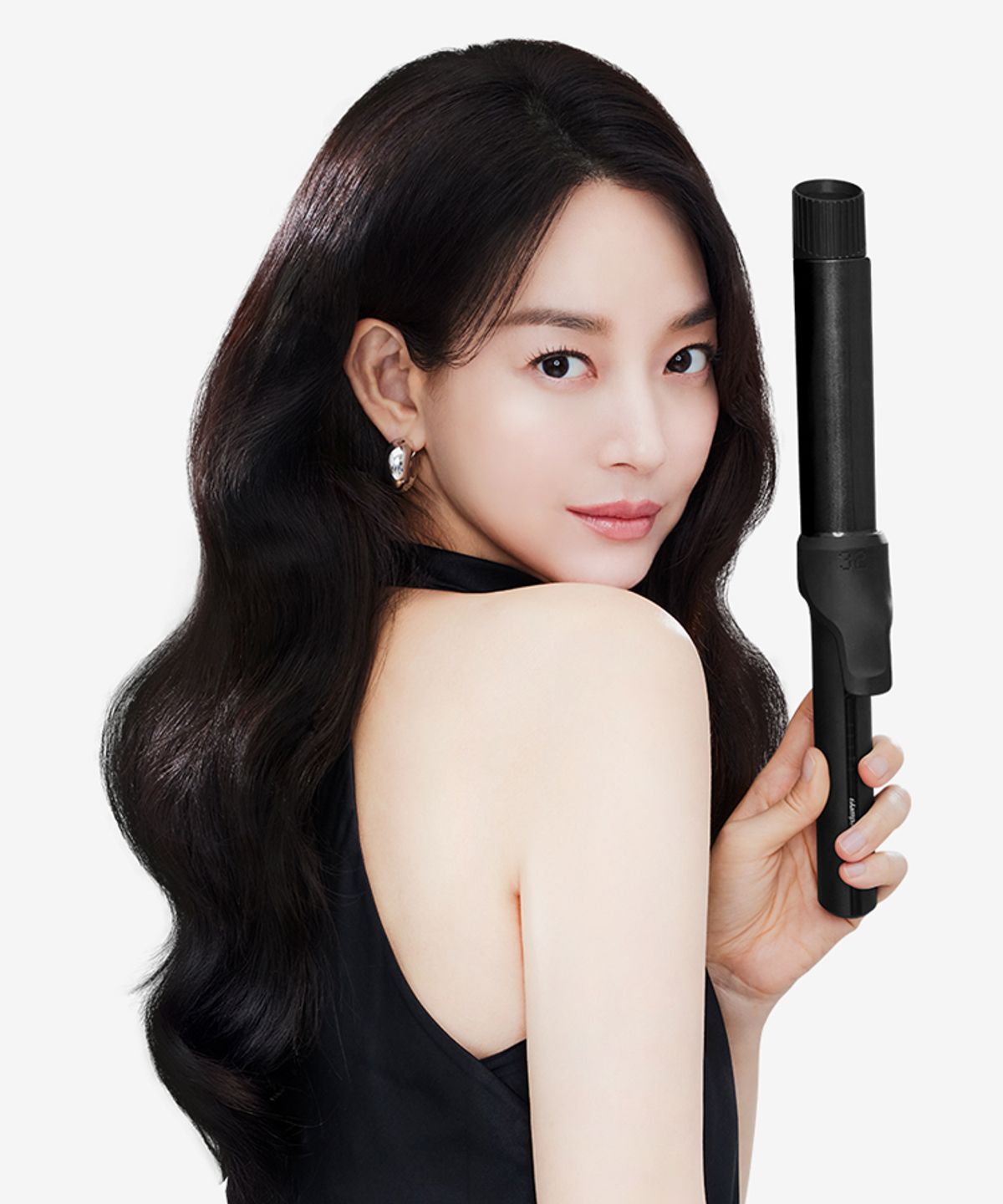 글램팜(GLAMPALM) [GP628AM] 글램뮤즈 컬링 아이롱 32mm (퓨어블랙) 봉고데기 웨이브