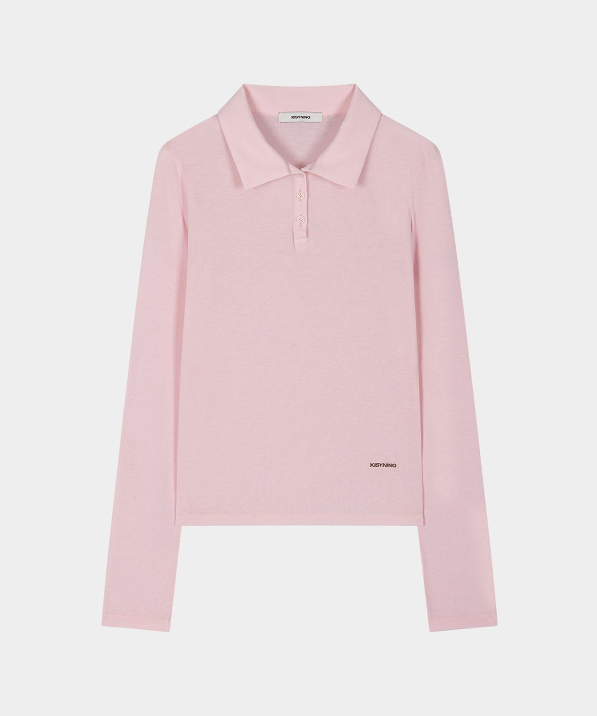 키시닝(KISYNING) Slit See-Through Top (Light Pink)