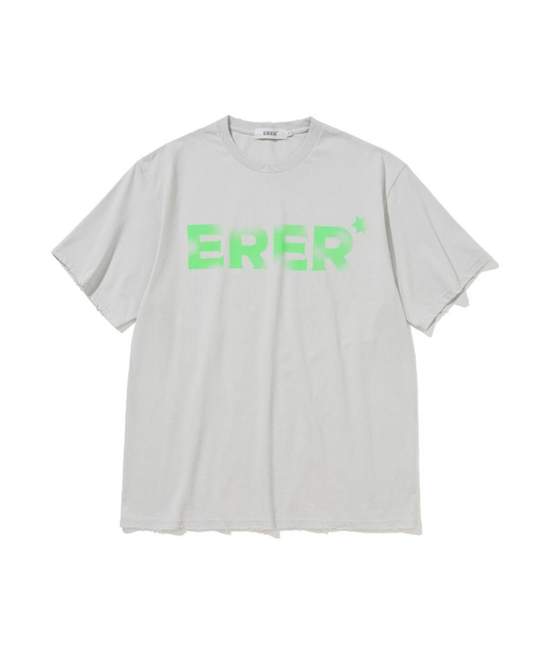 [UN] ERER Neon Graffiti T-Shirt Gray