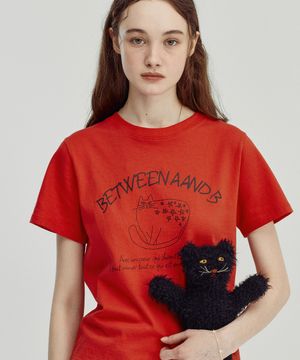 스타리 키티 반팔티 [포피레드]