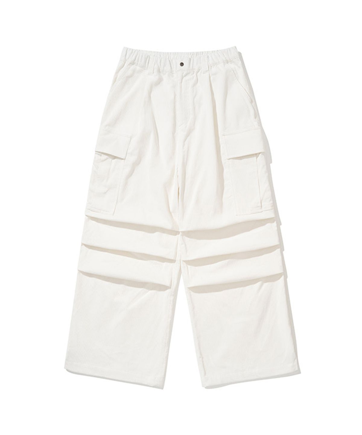 에르에르(ERER) [UN] Corduroy Utility Carpenter Pants White
