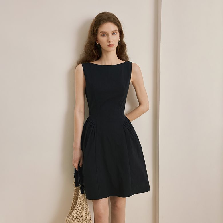 YY_Umbrella waist dress_2color