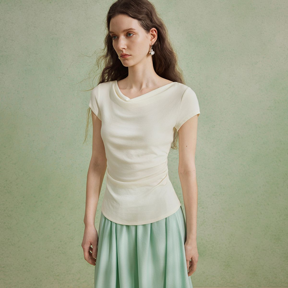 와이와이아이엠(YYIAM) YY_Elegant waist slim top_3color