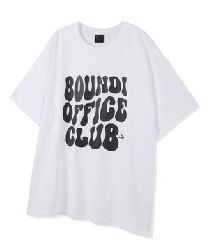 소프트코튼 오버핏 오피스 클럽 반팔티 [화이트]