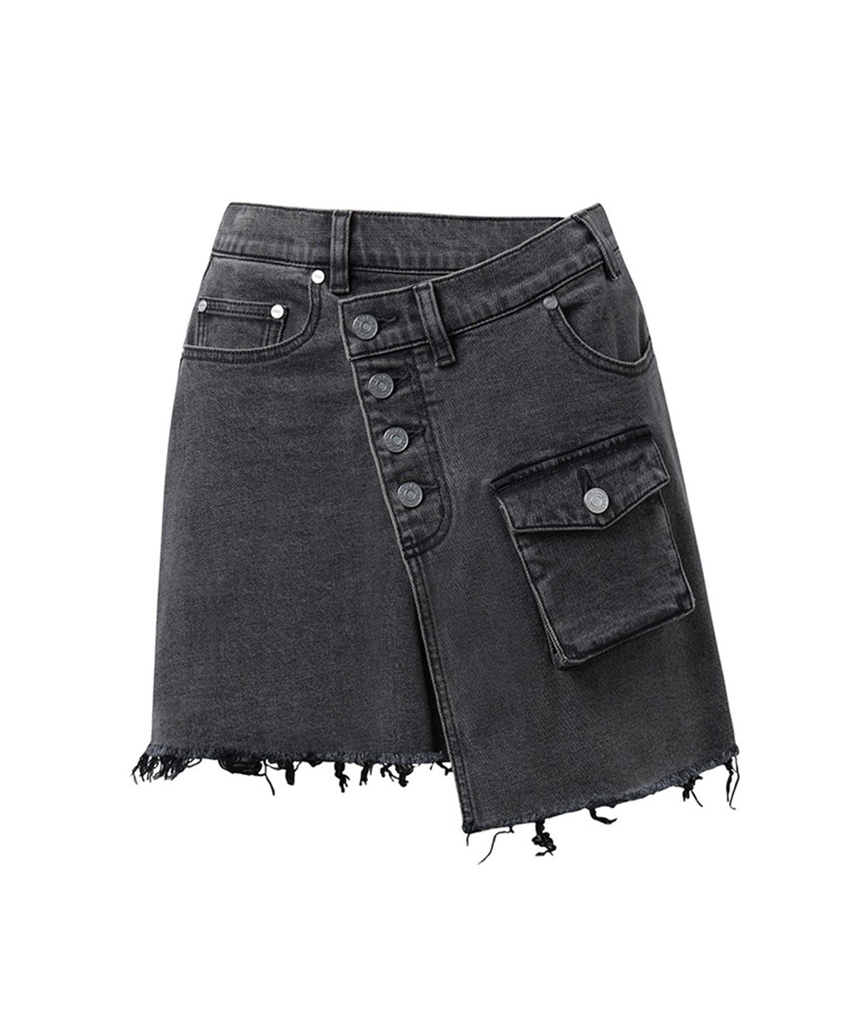 에르에르(ERER) Wrap skirt Gray