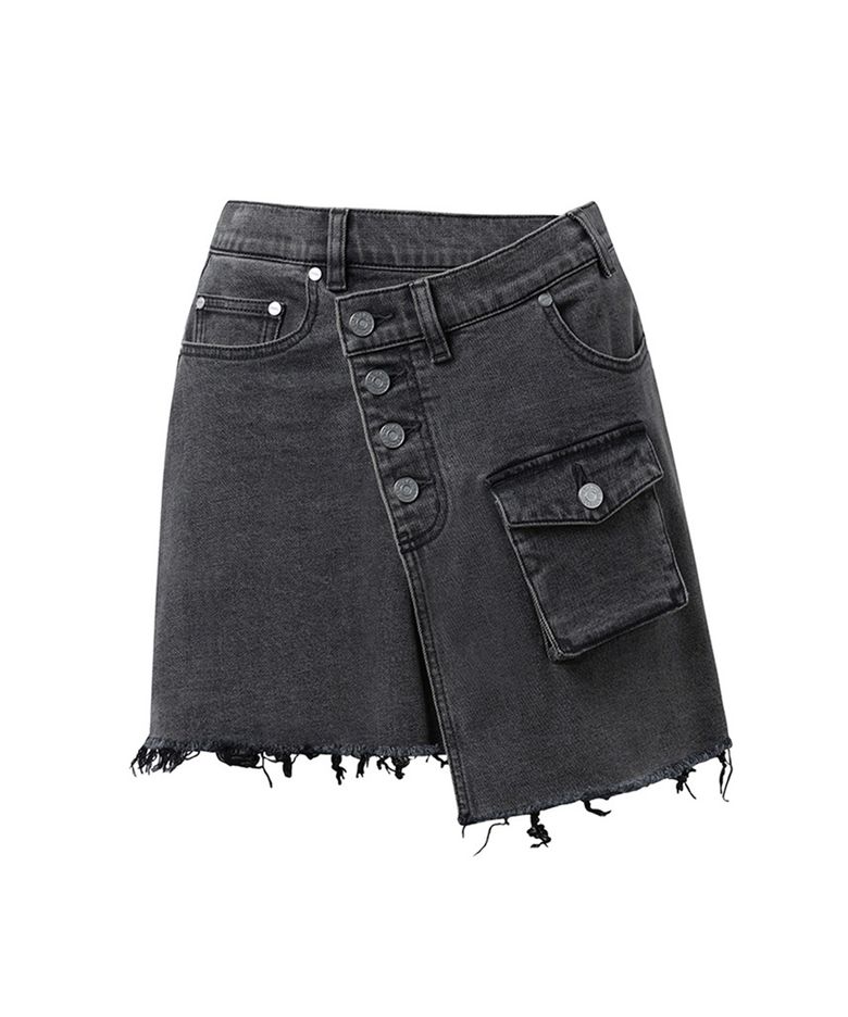 Wrap skirt Gray