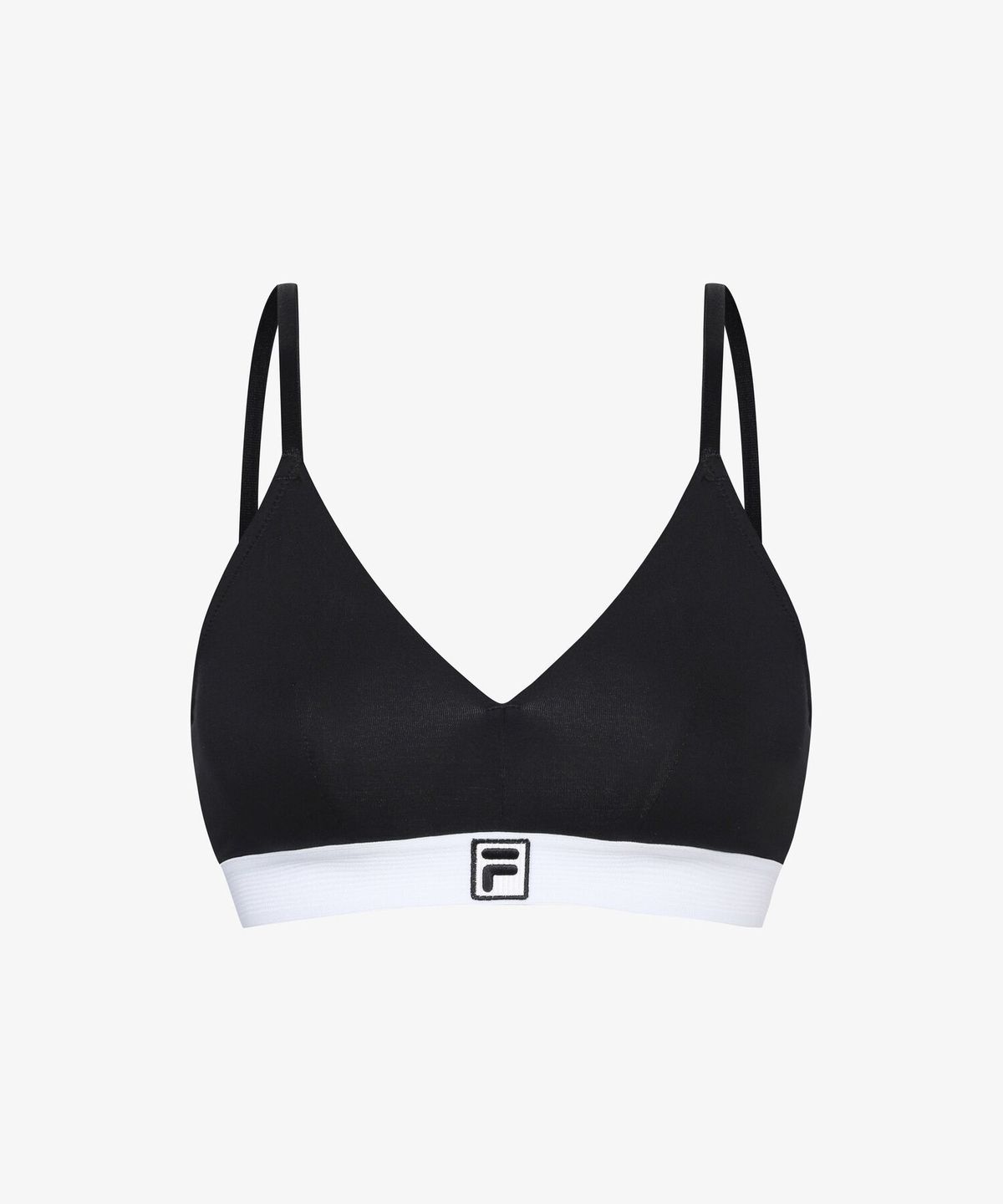 휠라언더웨어(FILA UNDERWEAR) F코튼 트라이앵글 브라(FI4BAH1113FBLK)