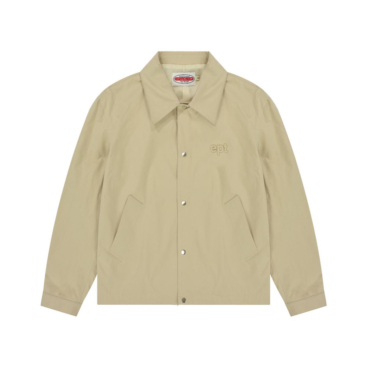 이피티(EPT) PATCH COLLAR JACKET (BEIGE)