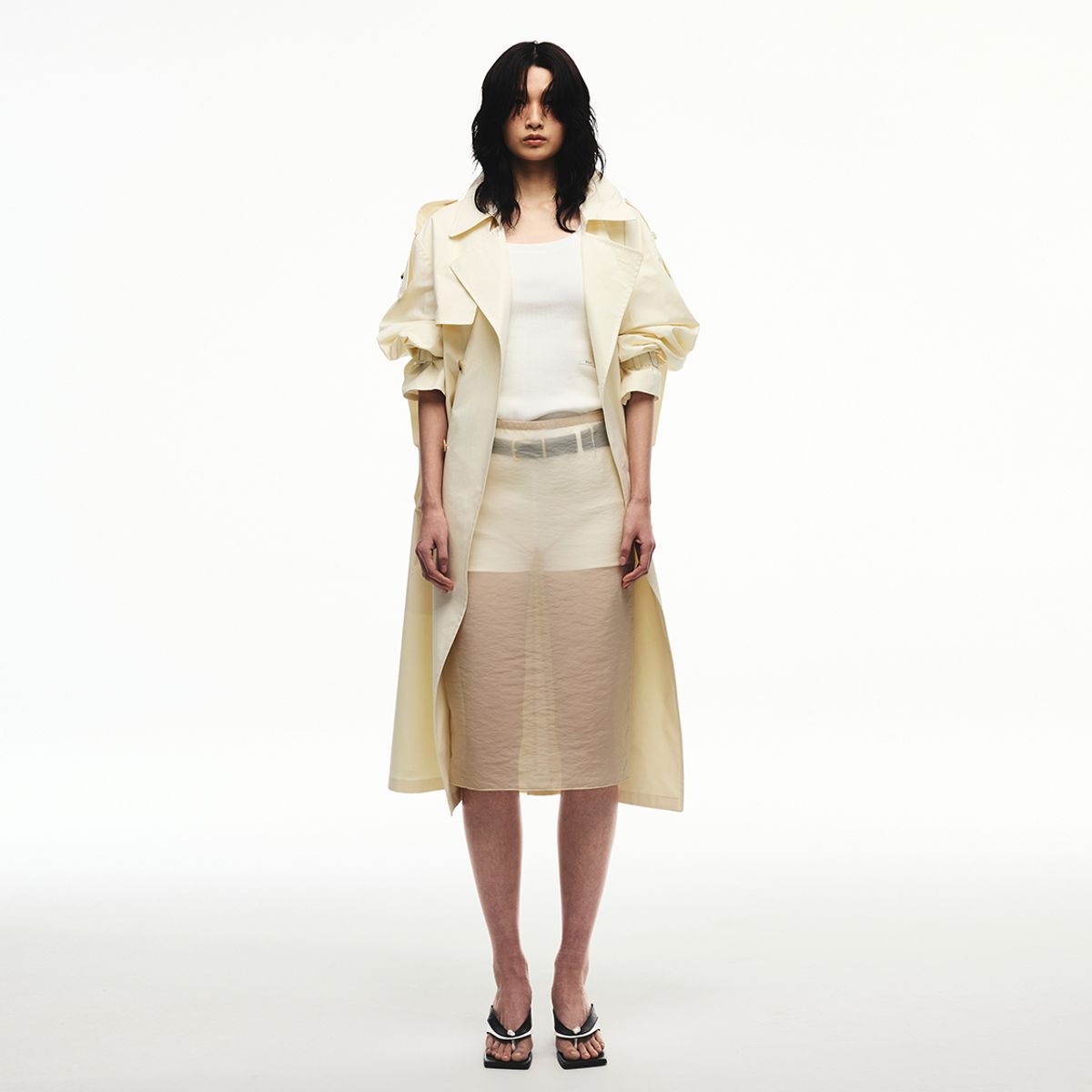 유지(YUJI) WOMENS YUJI UI SIGNATURE TRENCH COAT