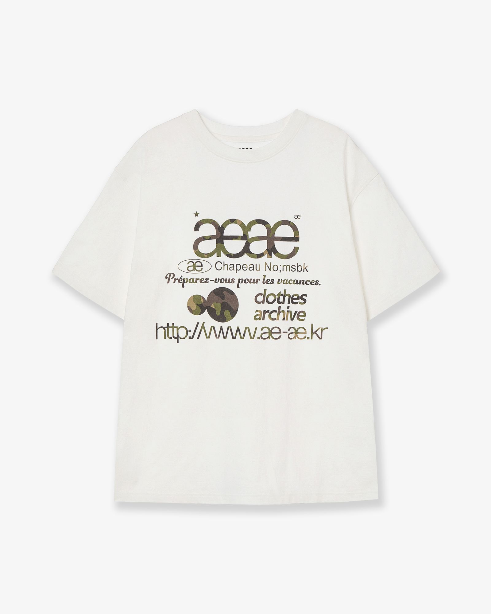 AEAE ホワイト 半袖Tシャツ ハート ドット - メルカリ