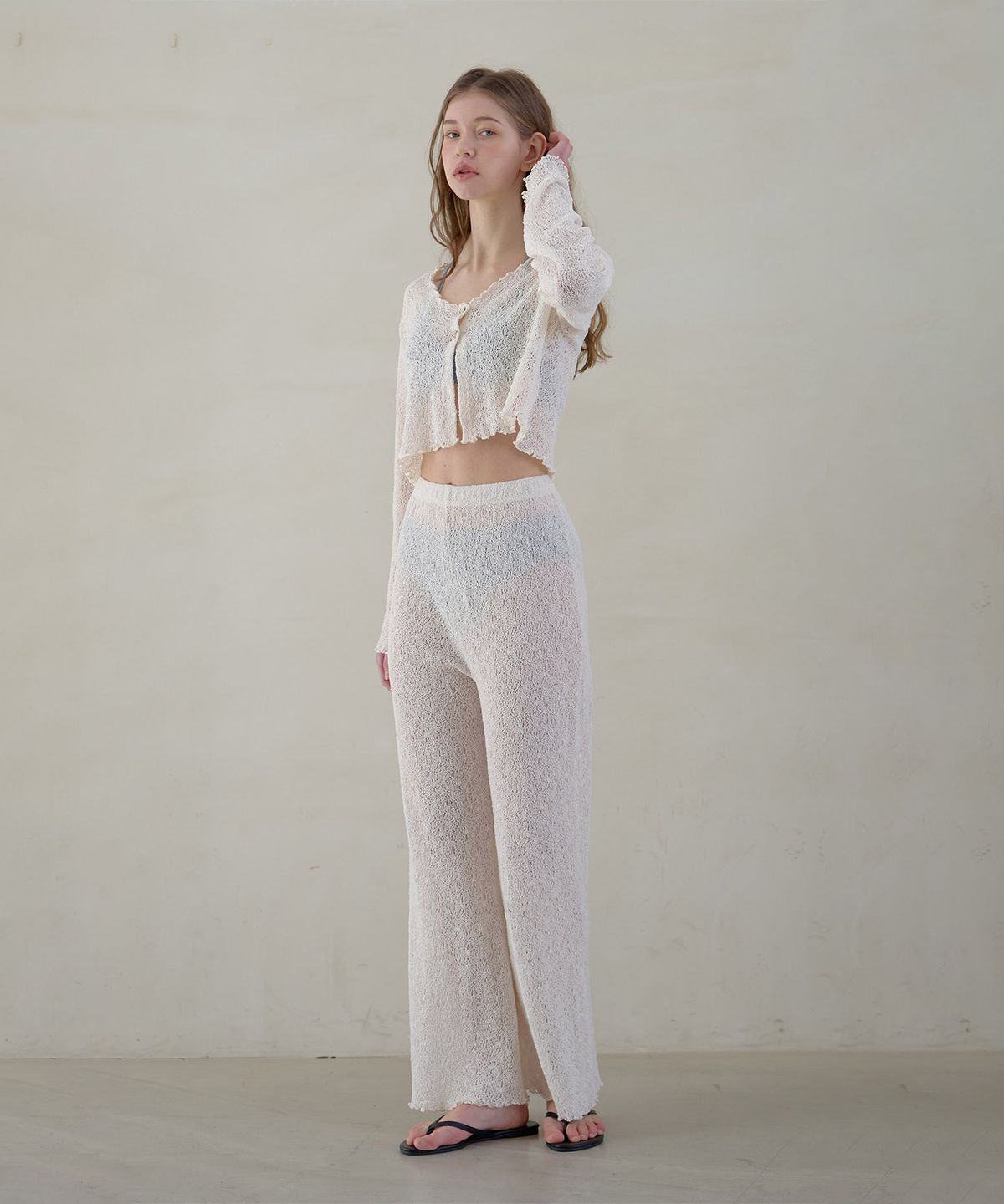 아템포(ATEMPO) LACE COVER UP SET_ivory