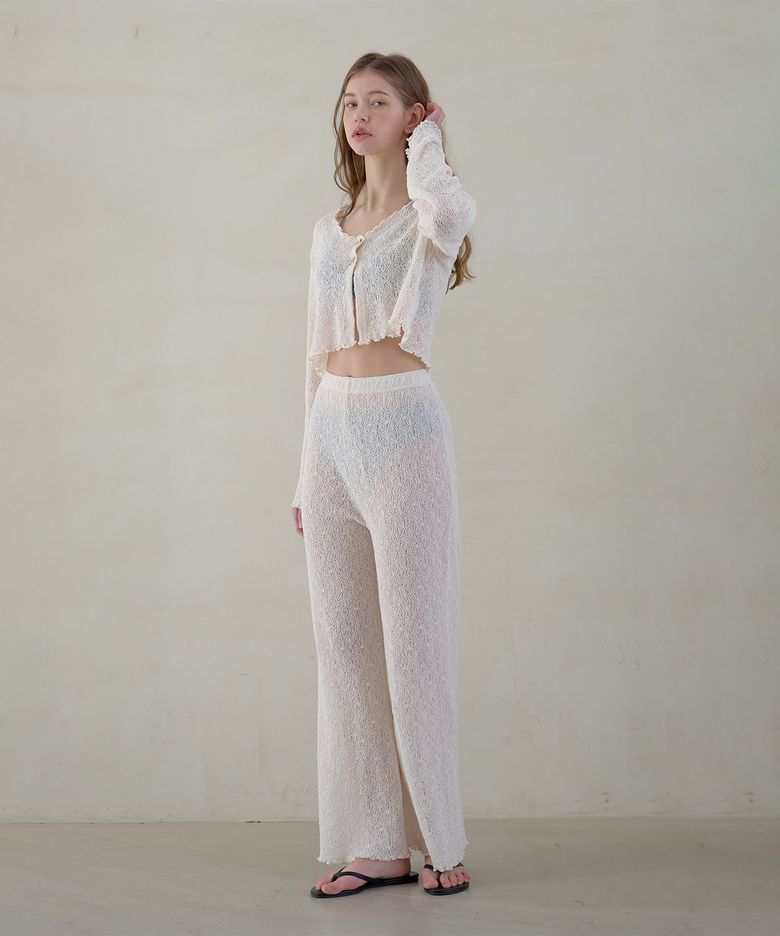 LACE COVER UP SET_ivory