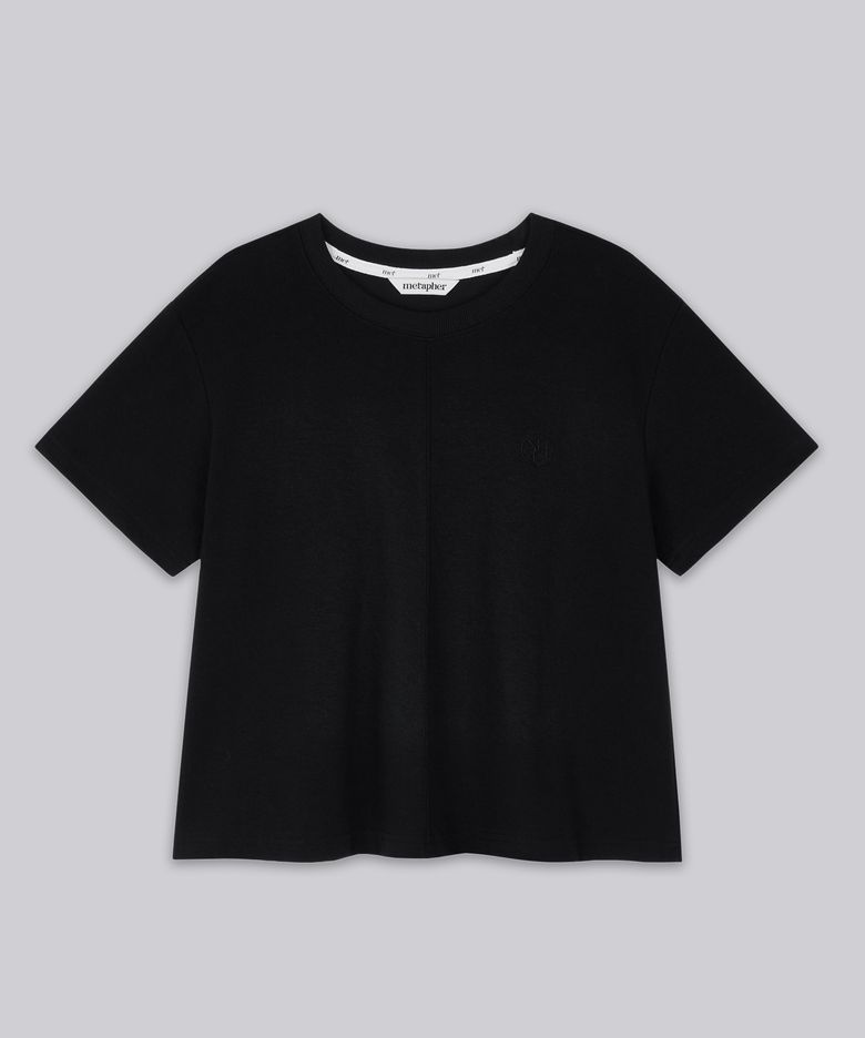 MET 데일리 모던 티셔츠 모던 블랙