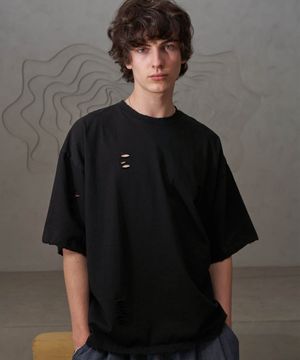 무지 모터싸이클 구제T (블랙)