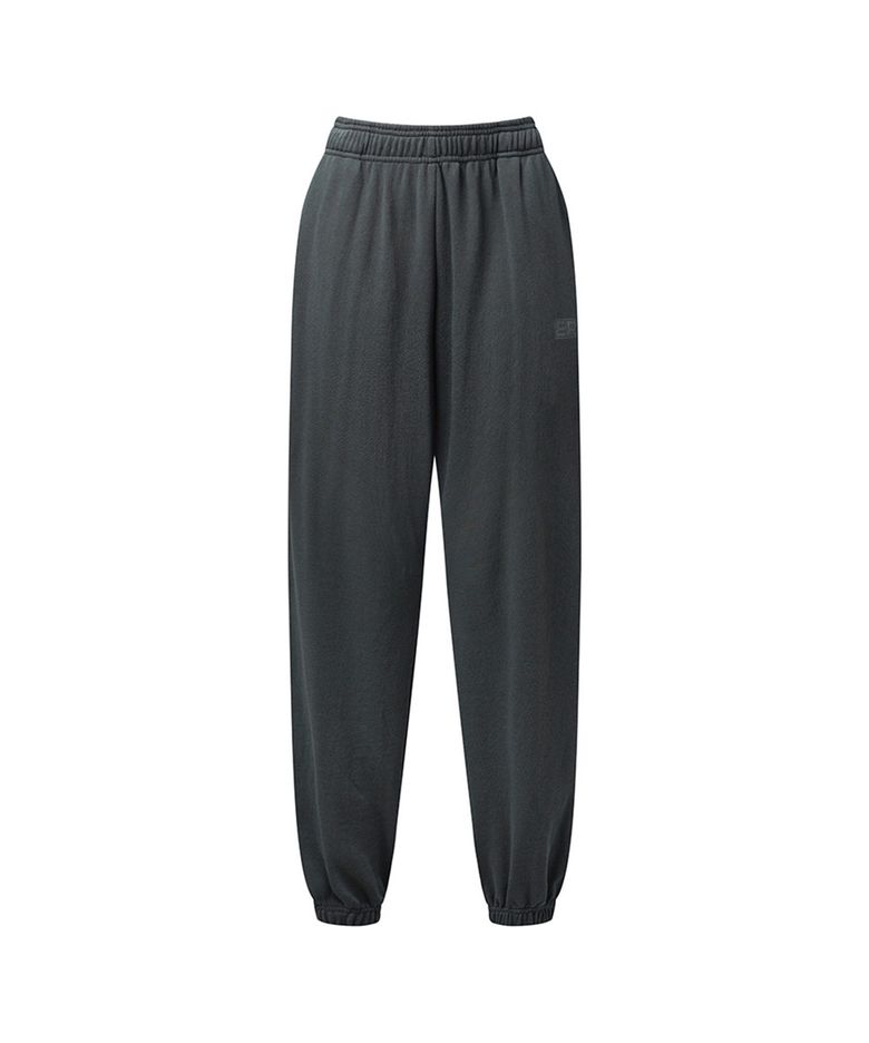 Vintage printed jogger pants Charcoal