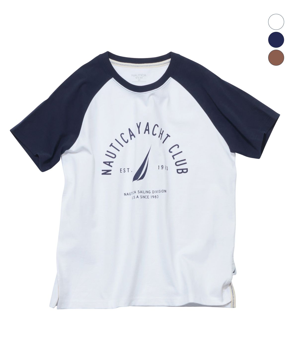 노티카(NAUTICA) 요트클럽 래글런 티셔츠