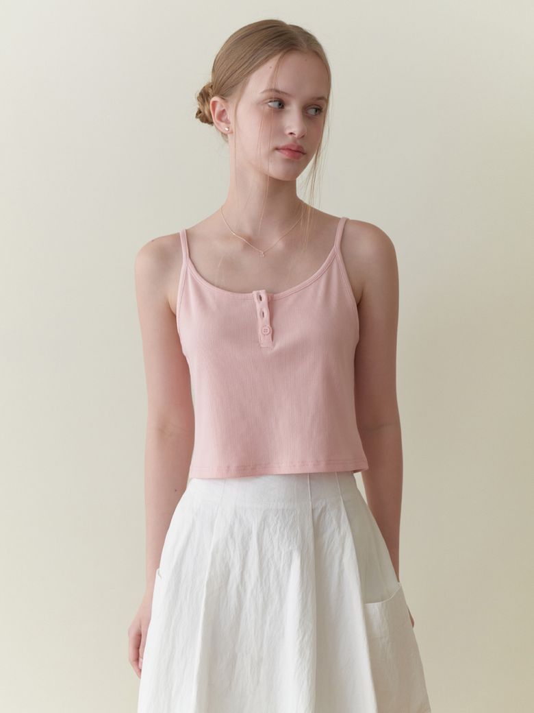 Soda button sleeveless (pink)