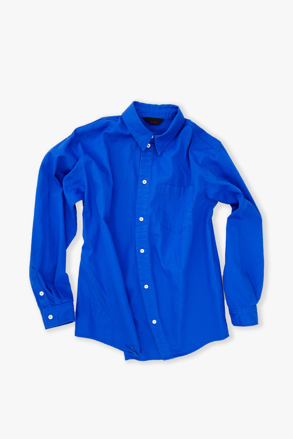애니타임로릭(ANYTIME LOREAK) MARIGOLD WASHED SHIRT - BLUE
