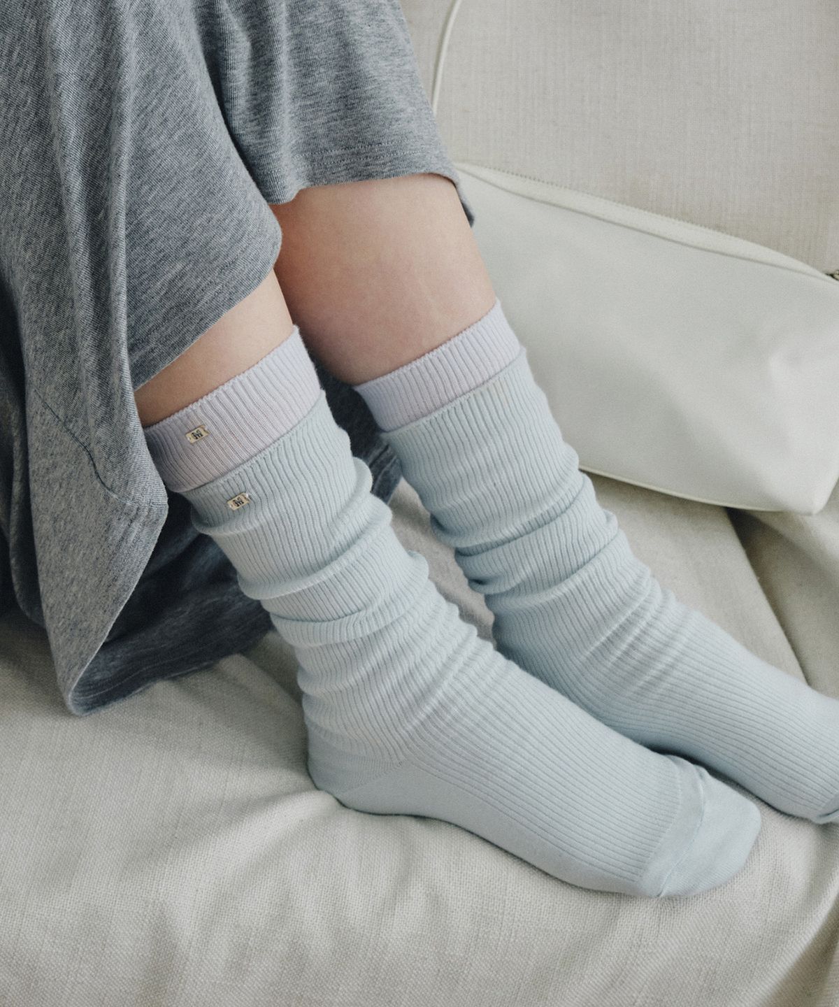 몽돌(MONGDOL) 썸머 골지 루즈 삭스 MDAC048_7 Colors