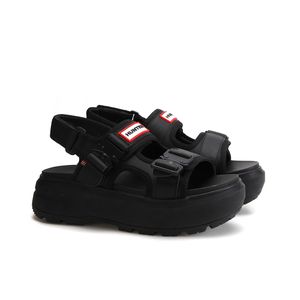 [WOMEN] 시티 레블 네오 레더 버클 샌들 - 블랙 UFD3109LEABLK