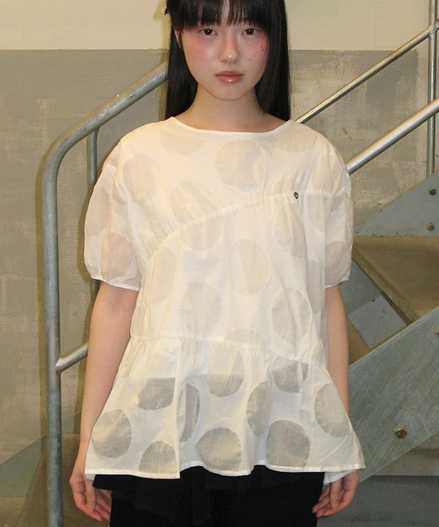 louren russel lace peplum blouse トップス トップス louren russel