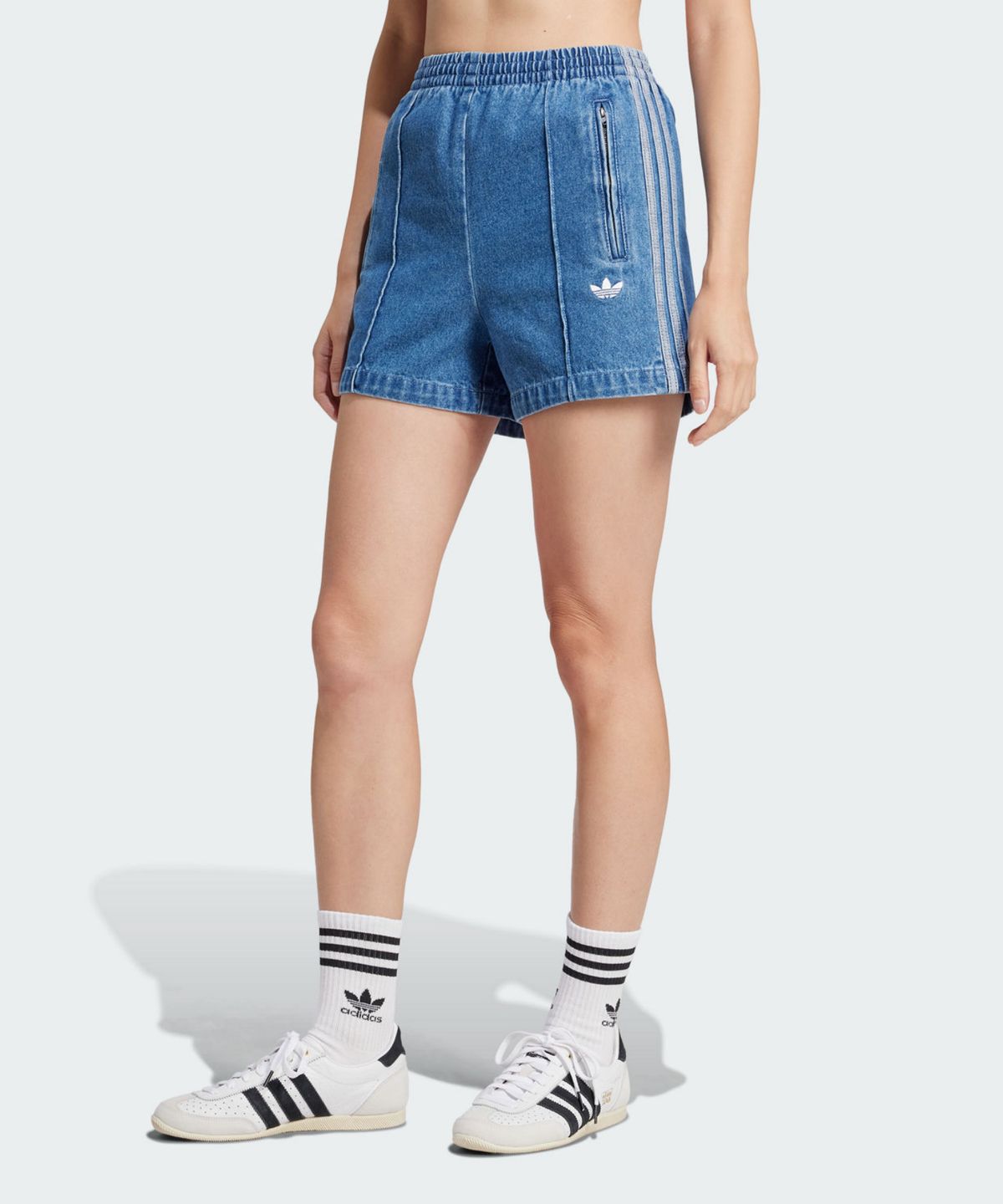 아디다스(ADIDAS) 아디컬러 데님 파이어버드 쇼츠 JD2562