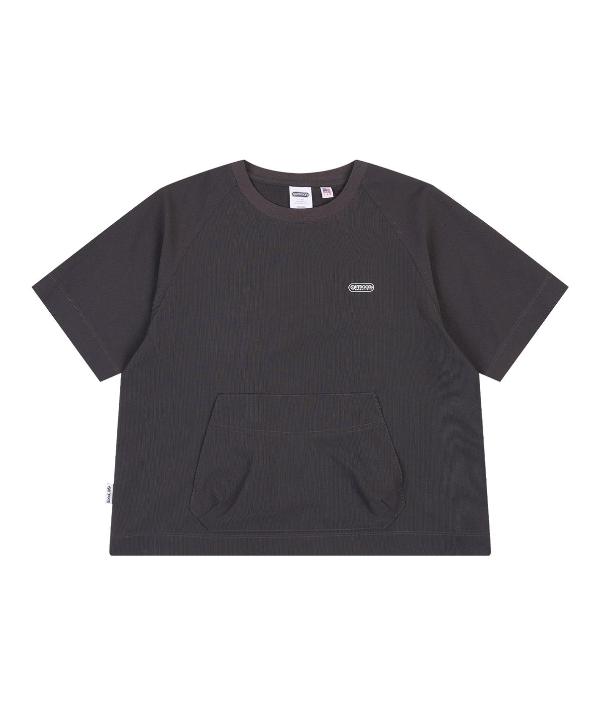 아웃도어 프로덕츠(OUTDOOR PRODUCTS) W ROUND NECK T-SHIRTS (CHARCOAL)