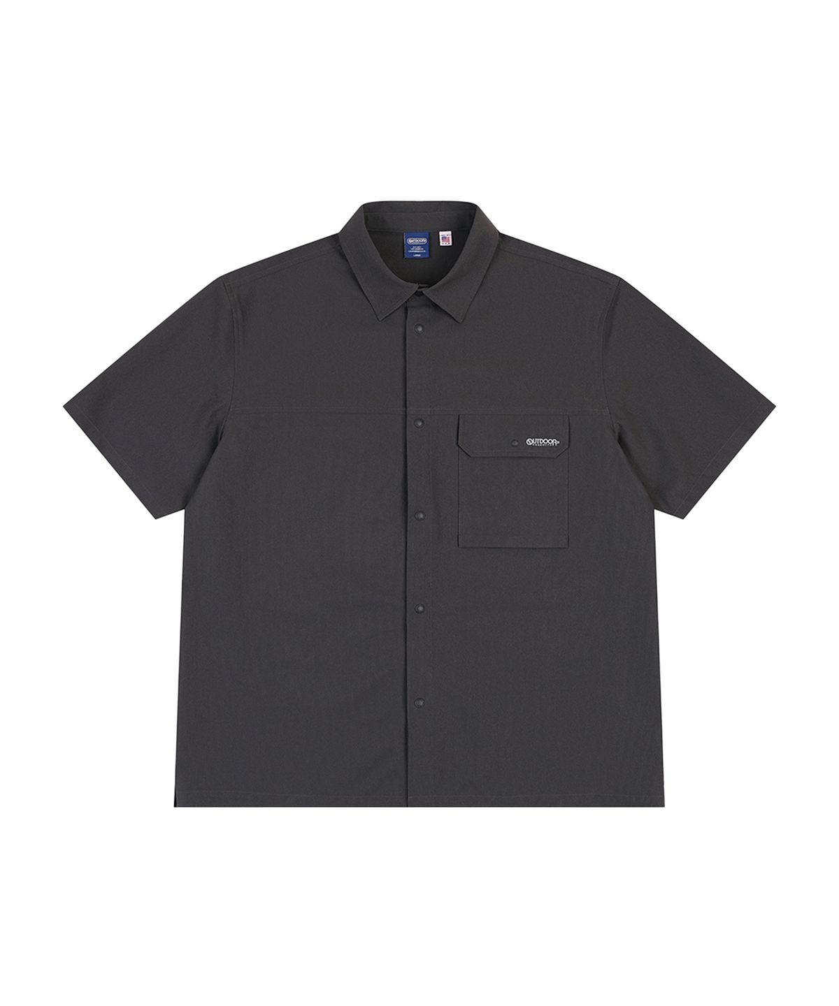 아웃도어 프로덕츠(OUTDOOR PRODUCTS) AIR DOT SHORT SLEEVE SHIRT (CHARCOAL)