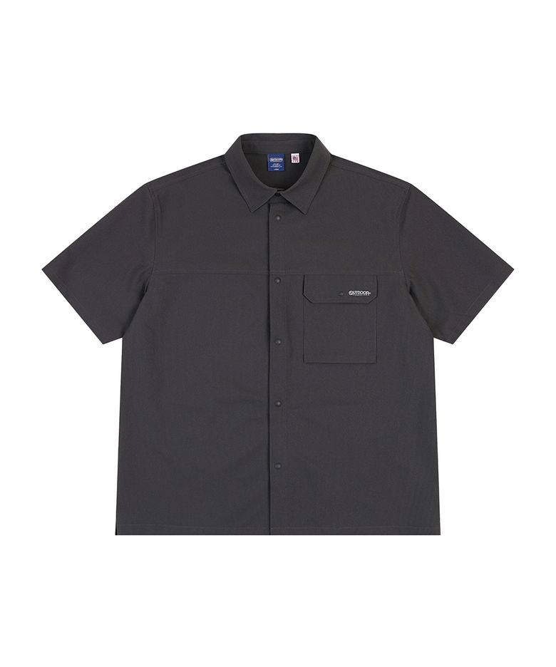 AIR DOT SHORT SLEEVE SHIRT (CHARCOAL)