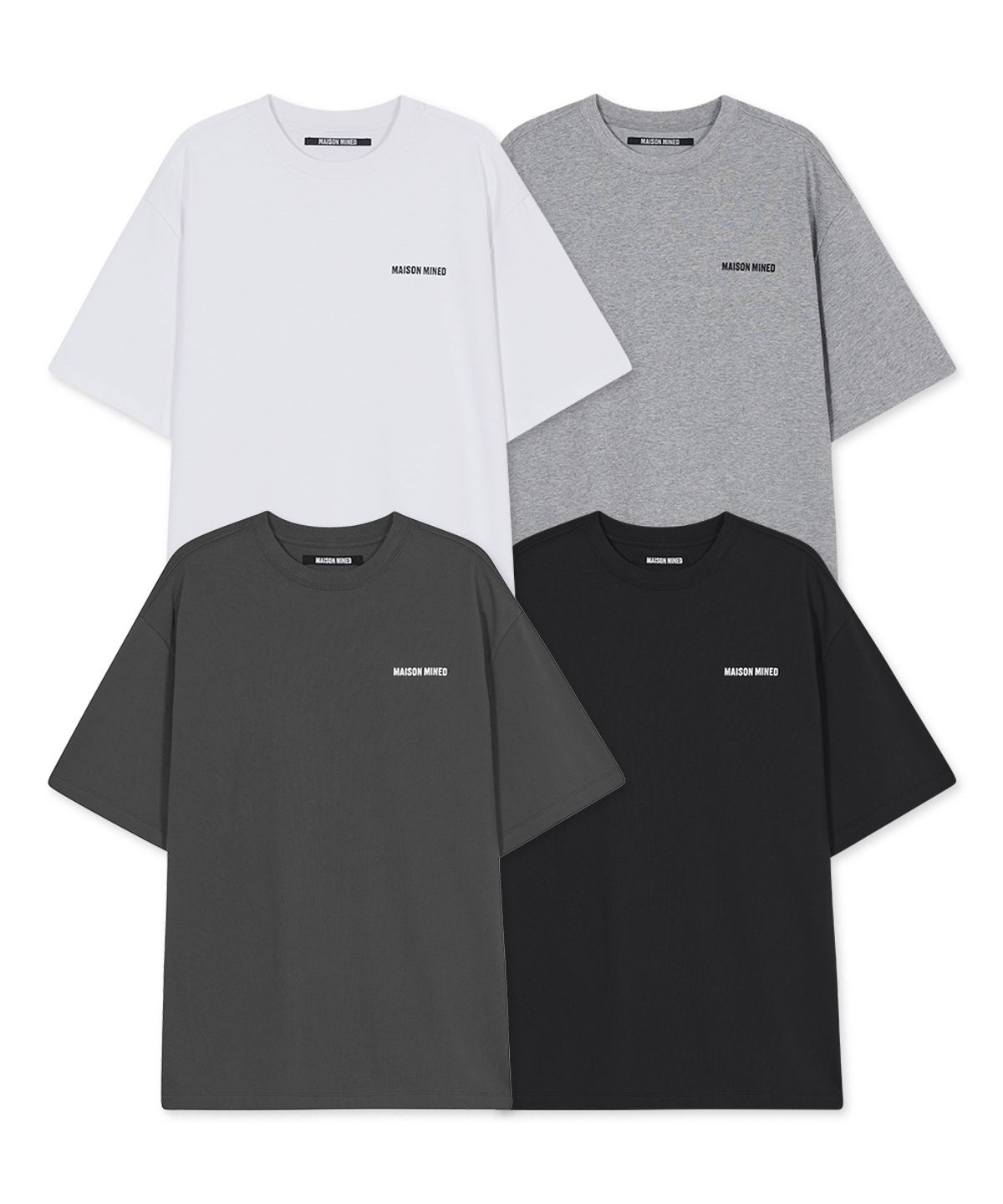 메종미네드(MAISON MINED) [4COLOR] SUPIMA ROUND NECK