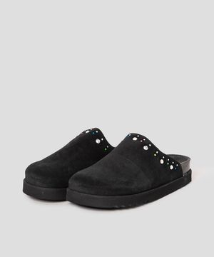 [Scholl X SWAROVSKI] 코르크 크로그 샌들  블랙 (HH54K2H175)