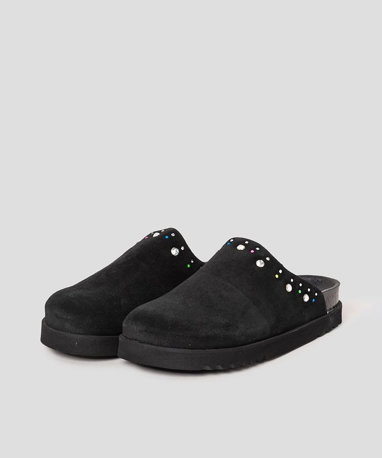 [Scholl X SWAROVSKI] 코르크 크로그 샌들  블랙 (HH54K2H175)