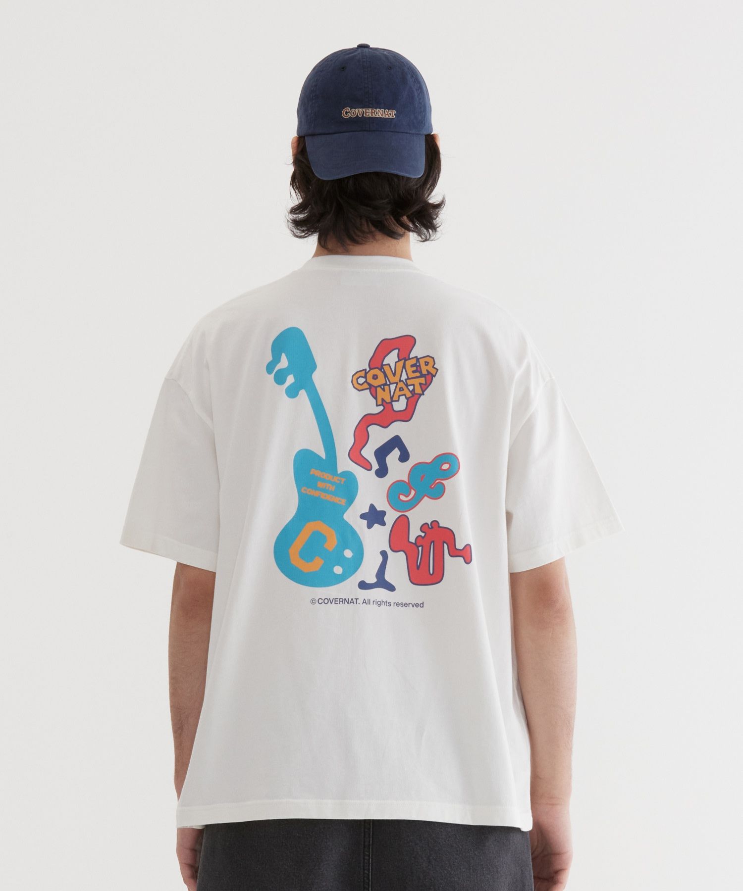 Tシャツ・カットソー COVERNAT Band Play Graphic T-Shirt White MUSINSA | COVERNAT Band Play Graphic T-Shirt White