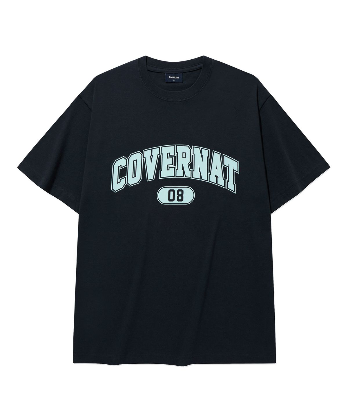 커버낫(COVERNAT) 아치 08 로고 티셔츠 Navy