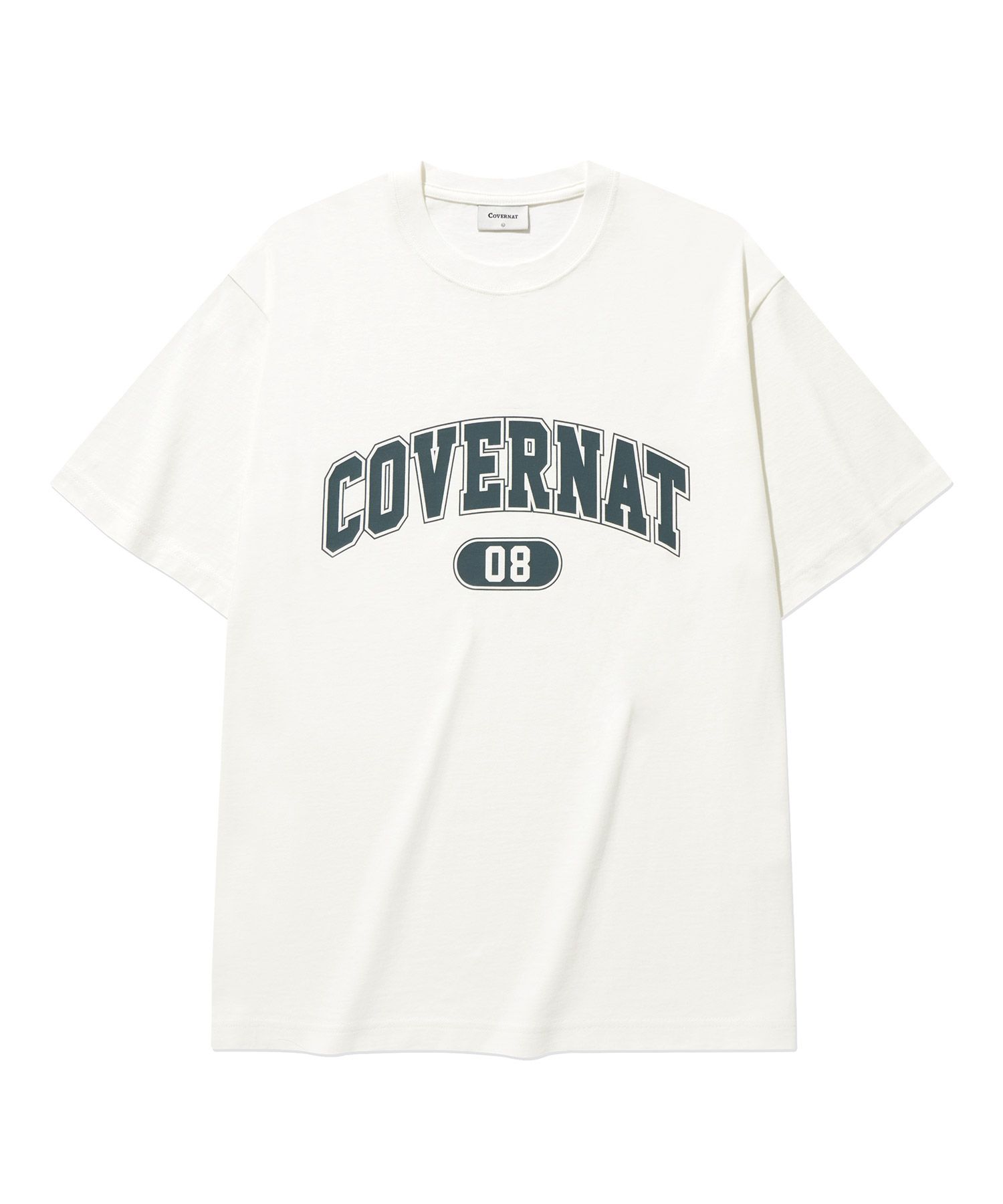 Tシャツ・カットソー COVERNAT Small Arch Logo 2PACK T-Shirt White MUSINSA | COVERNAT arch logo t-shirt white