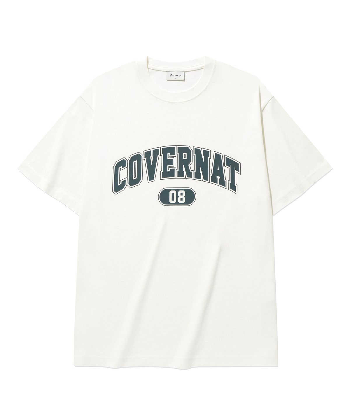 커버낫(COVERNAT) 아치 08 로고 티셔츠 White