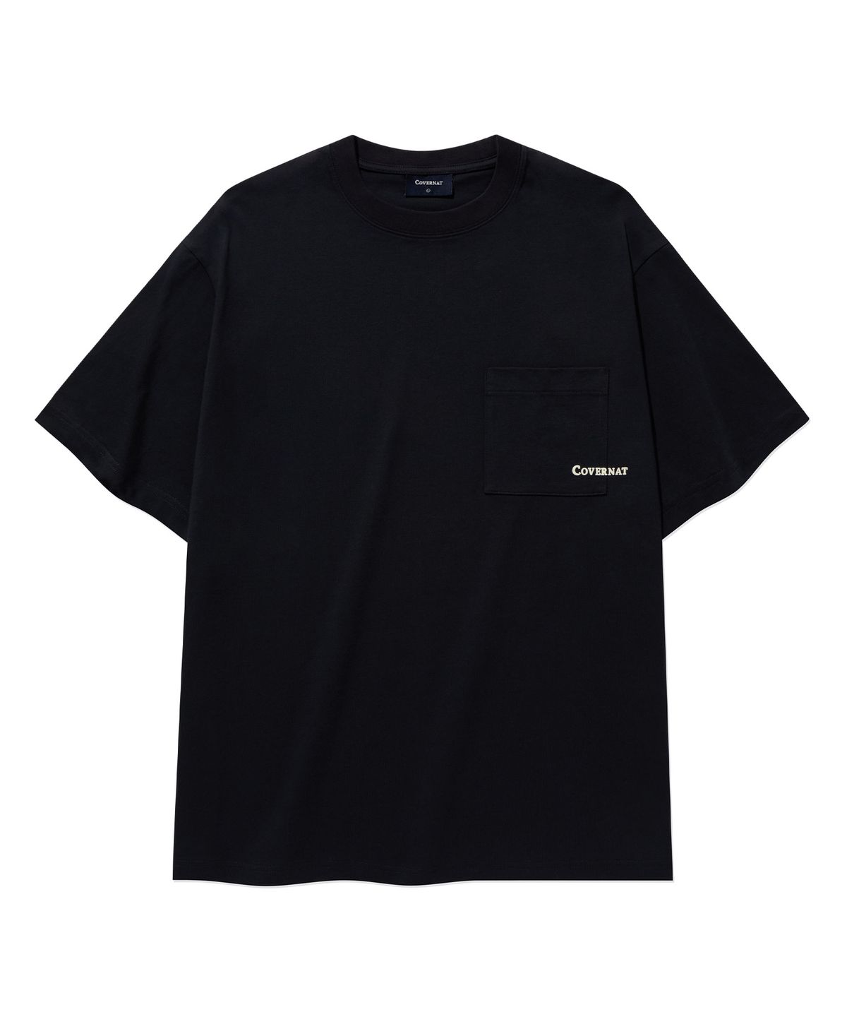커버낫(COVERNAT) 베이직 포켓 티셔츠 Dark Navy