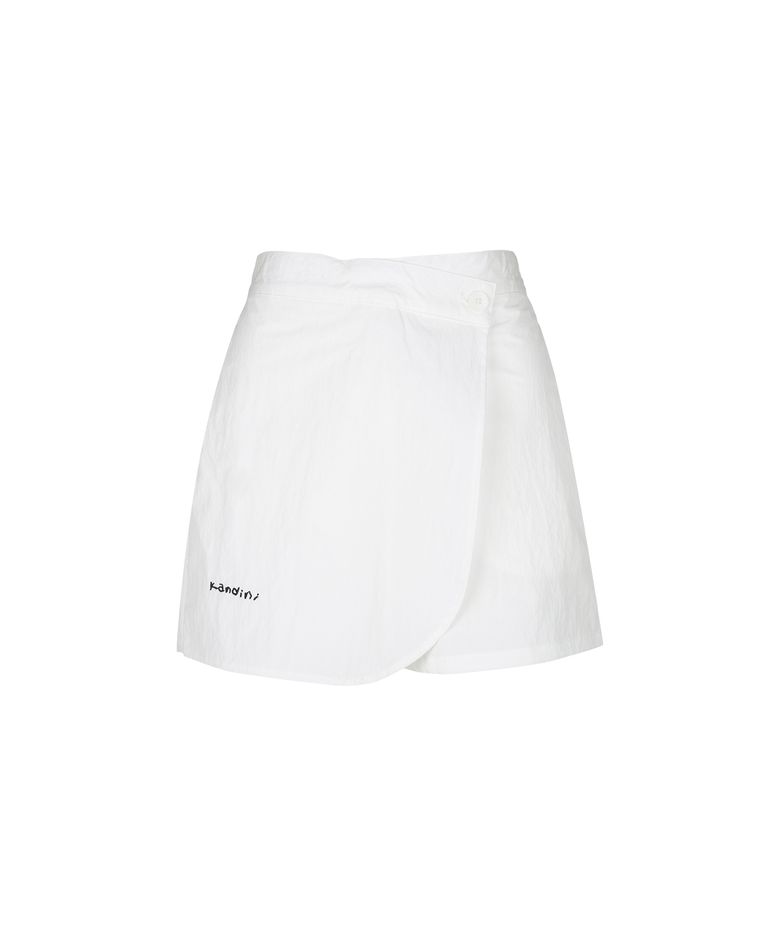 화이트 윈드 랩 팬츠
