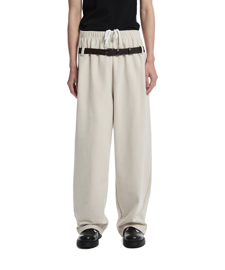 Belted Lounge Pants_Ivory