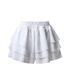Ruffle shorts White